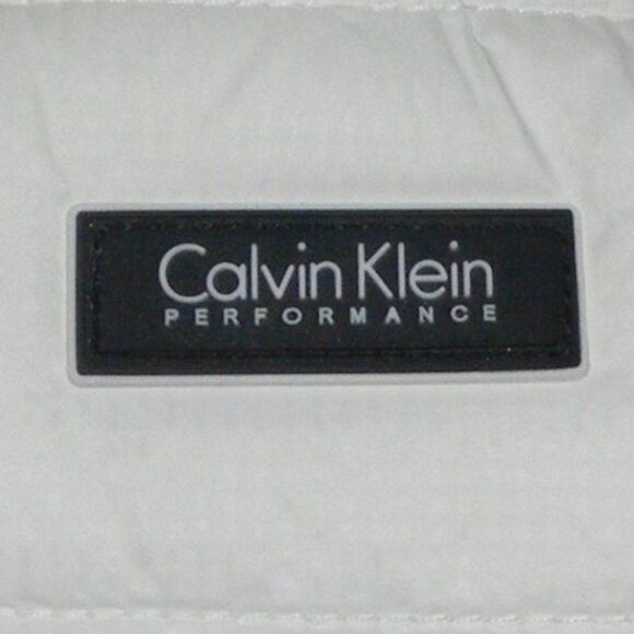CALVIN KLEIN Puffer Vest, M, Winter White, Sherpa collar, Zipper front/flap - Picture 6 of 12